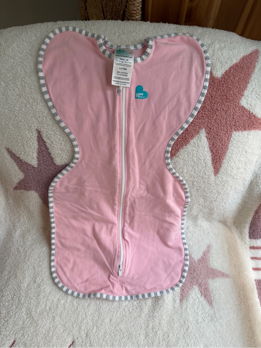Love to Dream Swaddle- Small- NWOT- pink